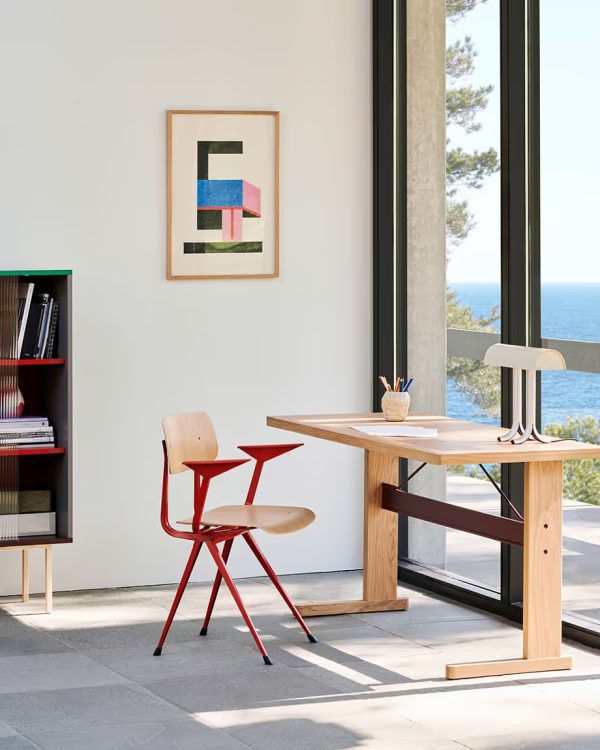 HAY - Passerelle Desk Oak. Ink black