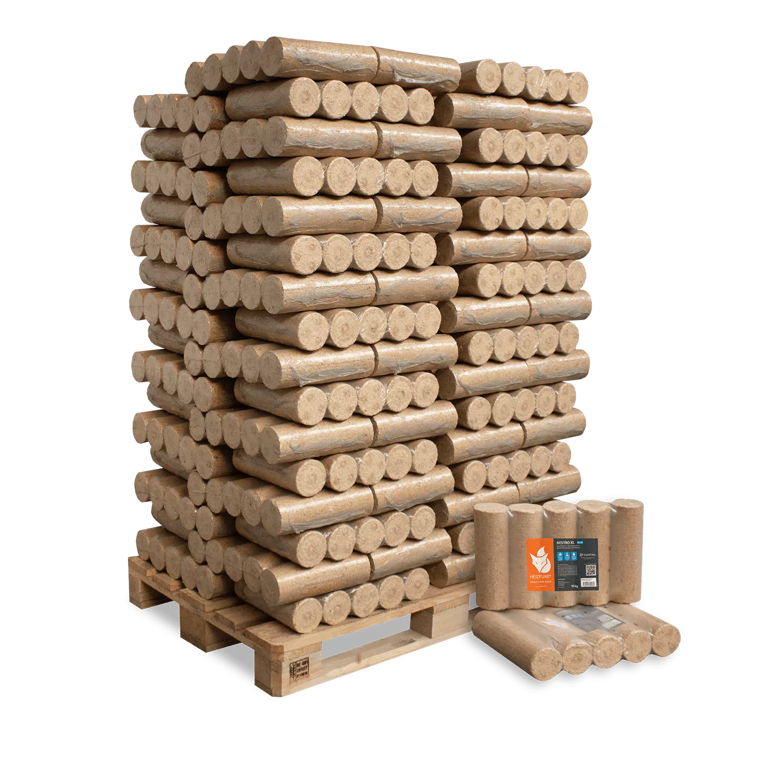 1.webp Holzbriketts Nestro XL Blue 96 x 10 kg – Image 1