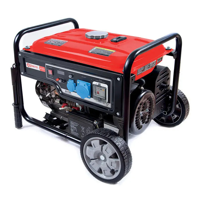 191141-17920026 Zanetti Générateur diesel ouvert monophasé triphasé Zanetti ZDG6503CEV 418cc 230V 400V - Imagen 1