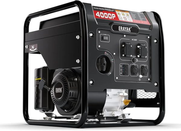 Erayak Groupe électrogène Silencieux de 4000W Inverter Generator