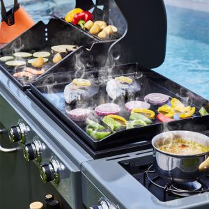 Brasero Barbecue Bi-Énergie Gun Metal - Imagen 4