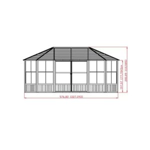 Kiosque Octogonal Aluminium 22 M2 – Image 4