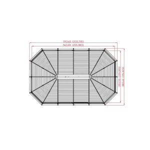 Kiosque Octogonal Aluminium 22 M2 – Image 3