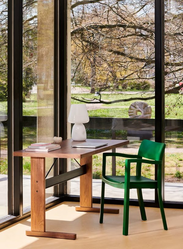 HAY - Passerelle Desk Oak. Ink black - Image 6