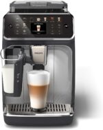 Philips Machine à expresso entièrement automatique 5500 Series–20 boissons chaudes et glacées, Carafe LatteGo facile à nettoyer, SilentBrew 40% Plus