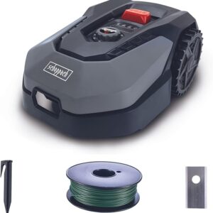 Robot tondeuse connecté 400m2 Scheppach RoboCut L500 avec station de recharge