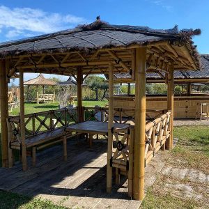 Gazebo en bambou « Sulawesi » - Afbeelding 6