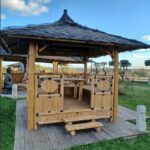 Gazébo en bambou cocooning "BAGUS"