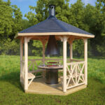 Gazebo en bois « Lotte S » 6m² | 21mm - Imagen 2