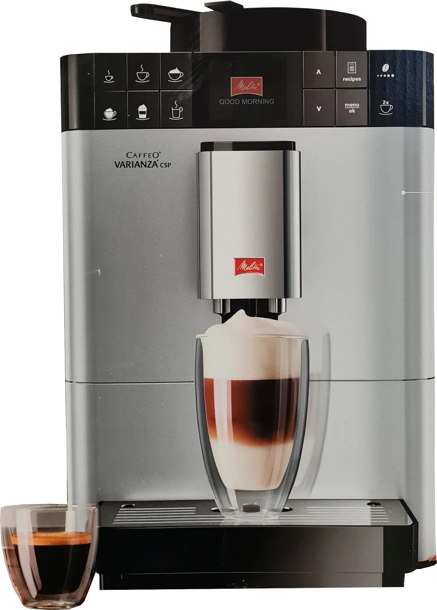 f3e5a949fc436bc5b77bcc39d3d1a642 Melitta Machine à expresso automatique Varianza CSP – Image 1
