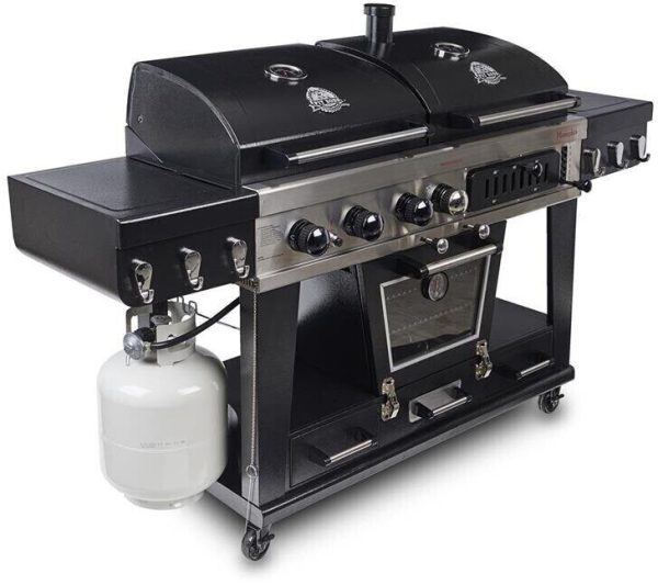 Pit Boss Memphis Ultimate Barbecue combiné à gaz et charbon de bois avec fumoir Article n° 10707 3 % de prépaiement – Bild 5