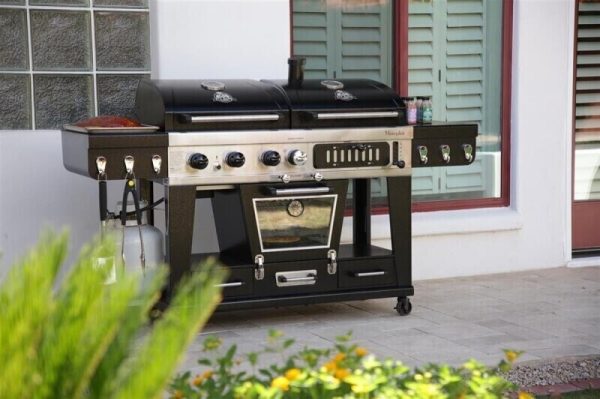 Pit Boss Memphis Ultimate Barbecue combiné à gaz et charbon de bois avec fumoir Article n° 10707 3 % de prépaiement – Bild 3