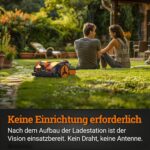 WORX Landroid Vision M550 Mähroboter WR205E für Gärten bis 550m², AI Rasenmäher Roboter ohne Begrenzungskabel (WLAN & Bluetooth, aktive Hindernisvermeidung mit KI-Technologie, Igelschutz) - Afbeelding 4