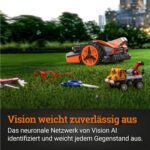 WORX Landroid Vision M550 Mähroboter WR205E für Gärten bis 550m², AI Rasenmäher Roboter ohne Begrenzungskabel (WLAN & Bluetooth, aktive Hindernisvermeidung mit KI-Technologie, Igelschutz) - Afbeelding 3