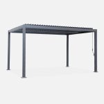 Pérgola bioclimática de aluminio y acero con lamas orientables - Image 2
