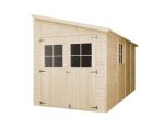 Timbela Cobertizo de madera – h244x218x416 cm/8.1 m2