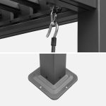 Pérgola bioclimática de aluminio y acero con lamas orientables - Image 4