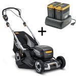 Kit tondeuse à gazon sans fil Stiga Twinclip 950e V (batteries et chargeur inclus)