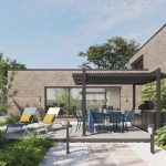 Pérgola aluminio naterial persea gris antracita 320x360 cm – Image 5