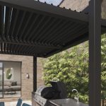 Pérgola aluminio naterial persea gris antracita 320x360 cm – Image 6