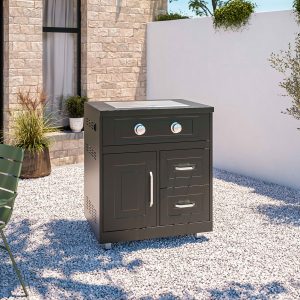 Memphis - Cocina exterior modular de 3 piezas con estufa de gas – Bild 3