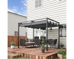 Outsunny Pérgola de jardín 298x213x221 cm - Afbeelding 3