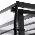 NATERIAL Pérgola de acero yena gris de 400x350x270 cm - Image 5