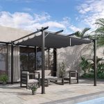 Pérgola Poliéster y Aluminio Outsunny 300x300 – Bild 2