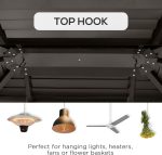 Outsunny Cenador de Jardín Techo - Image 4