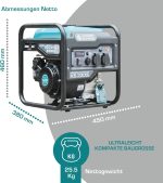 Könner & Söhnen Energie-omvormergenerator 3,0 kW 230 V Ks 3300I - Afbeelding 2