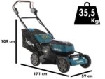 Makita DLM530PT4 53cm snoerloze grasmaaier, 2 x 18V accu's met 4 x 5,0Ah Li-ion accu's en dubbele lader - Imagen 2