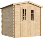 Cobertizo de madera con SUELO TRATADO TIMBELA m343c+m343g – Bild 2