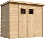 Timbela Casa de almacenamiento jardín 142x239x200 cm/2.63 m2