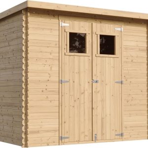 Timbela Casa de almacenamiento jardín 142x239x200 cm/2.63 m2