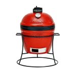 Kamado Joe Jr. 13,5 inch houtskoolbarbecue in Blaze Red