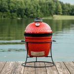 Kamado Joe Jr. 13,5 inch houtskoolbarbecue in Blaze Red – Bild 5