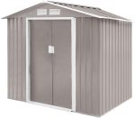 HATTORO S300 gereedschapsschuur tuinhuis schuur 15 m³ lichtgrijs