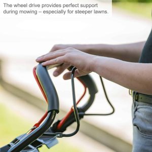 scheppach MS173-51E benzine grasmaaier, 4,5 pk, snijbreedte 510 mm, elektrische start, wielaandrijving, maaihoogteverstelling - Image 5