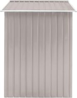 HATTORO S300 gereedschapsschuur tuinhuis schuur 15 m³ lichtgrijs – Image 6