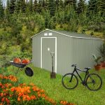 HATTORO S300 gereedschapsschuur tuinhuis schuur 15 m³ groen - Image 3