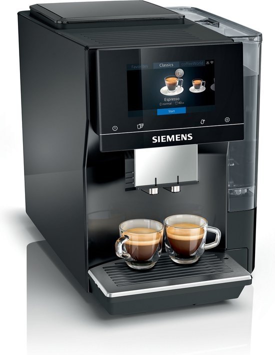 44 Siemens EQ700 Classic Piano Black TP713R09 volautomatische espressomachine - Afbeelding 1