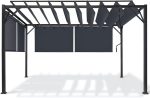 Pérgola luxe con lamas orientables cefalu 3x3 my 4 toldos gris antracita – Image 5