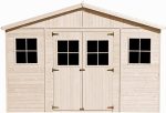 Timbela M331 Houten Tuinschuur 12 m2 418 x 320 x H246 cm – Bild 2