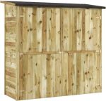 Tuinschuur geïmpregneerd grenenhout 182x76x175 cm - Afbeelding 4