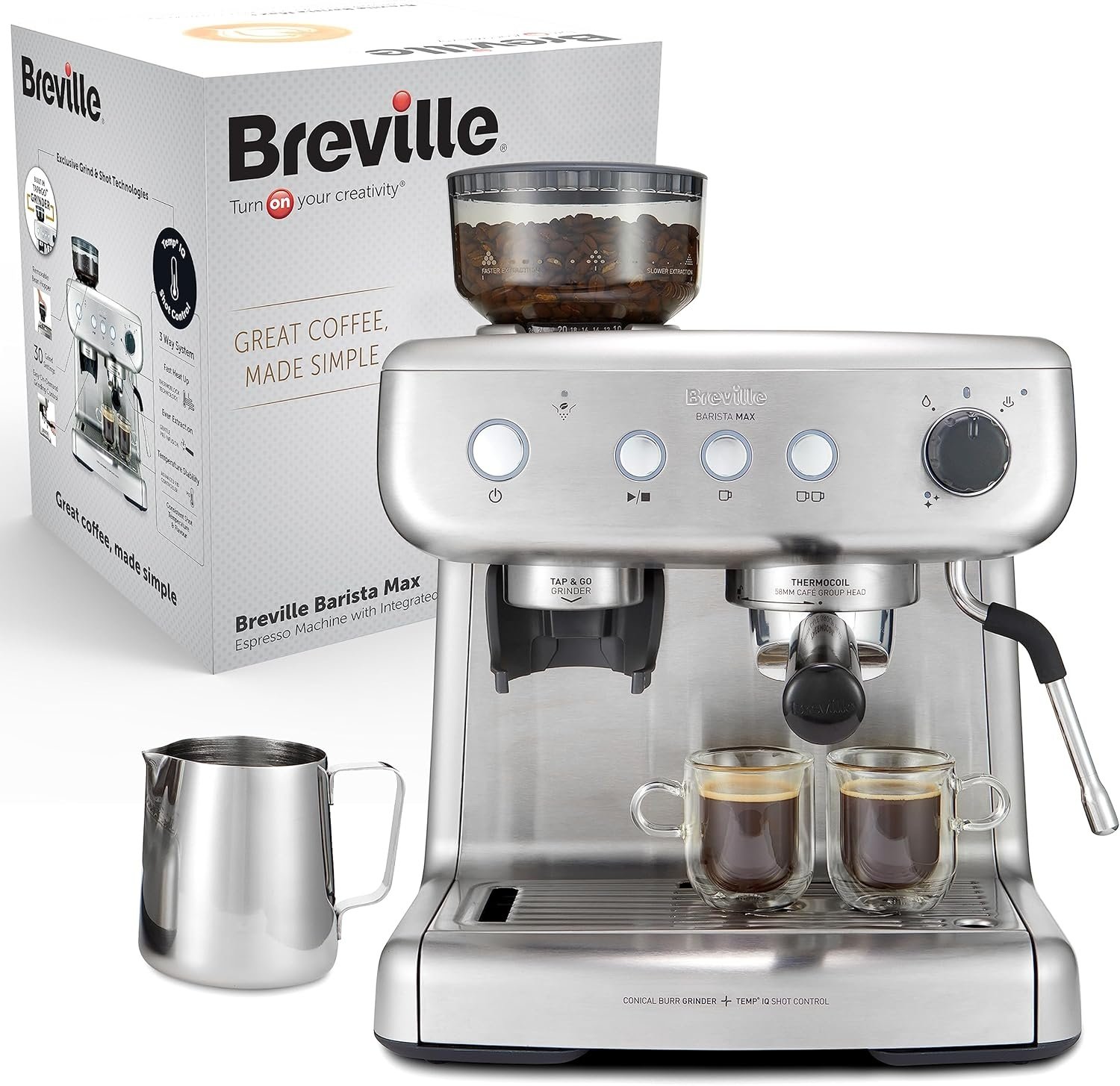 5da020f3-e4b4-463b-b0e8-3391cf6a70bb Breville Barista Max Espressomachine - Imagen 1