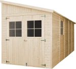 Timbela Cobertizo de madera con PARED LATERAL