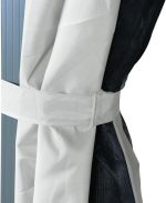 Cenador con cortina color crema aluminio 400x300 cm Vidaxl – Image 8