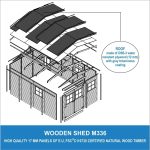 Timbela Cobertizo de madera 324x416cm/12m2 – Image 6