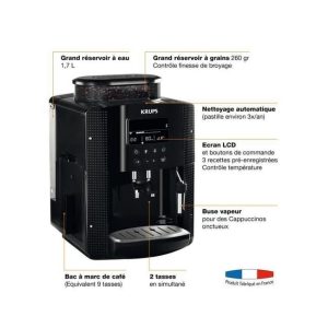 Krups YY8135FD Elektrisch koffiezetapparaat voor op het aanrecht, espressomachine, 1,6 liter, volledig automatisch - Image 4