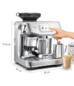 Cafeteras Sin cápsulas Sage SES990BSS 2500,0000L - Plata fantasma – Bild 2